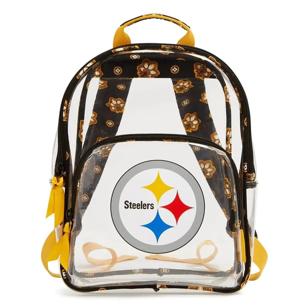 Pittsburgh Steelers Clear Small Backpack Stadium Approved Vera Bradley New NFL